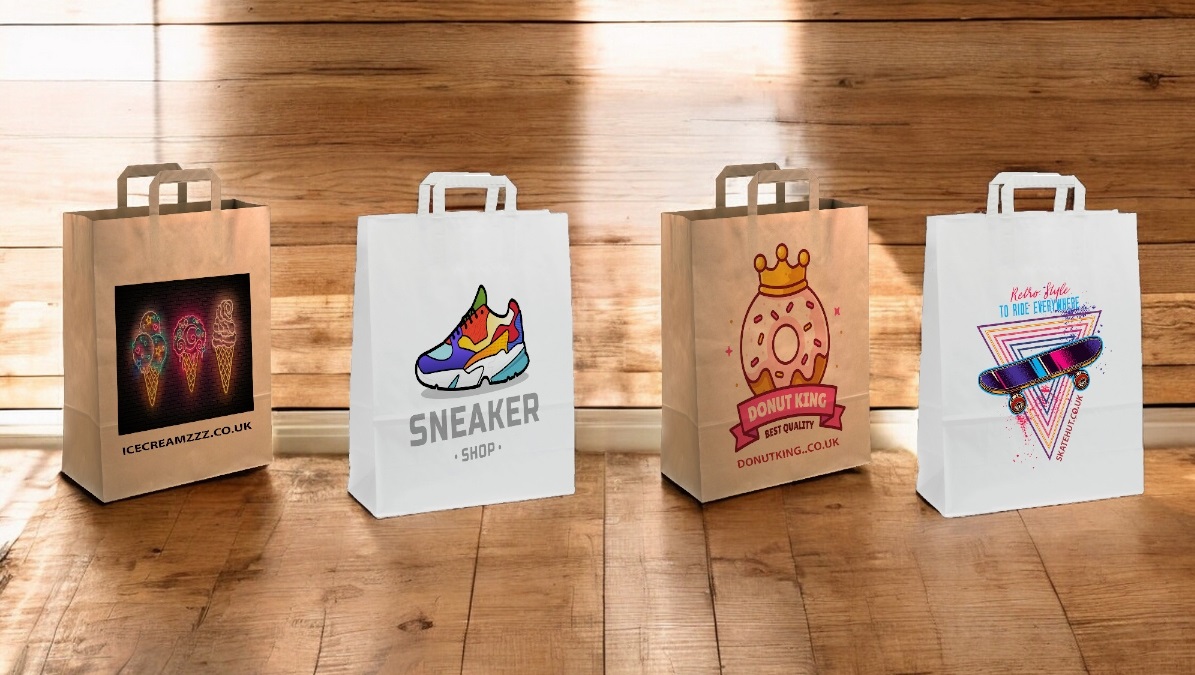Internal Handle Full Colour Digital Print Express Bags