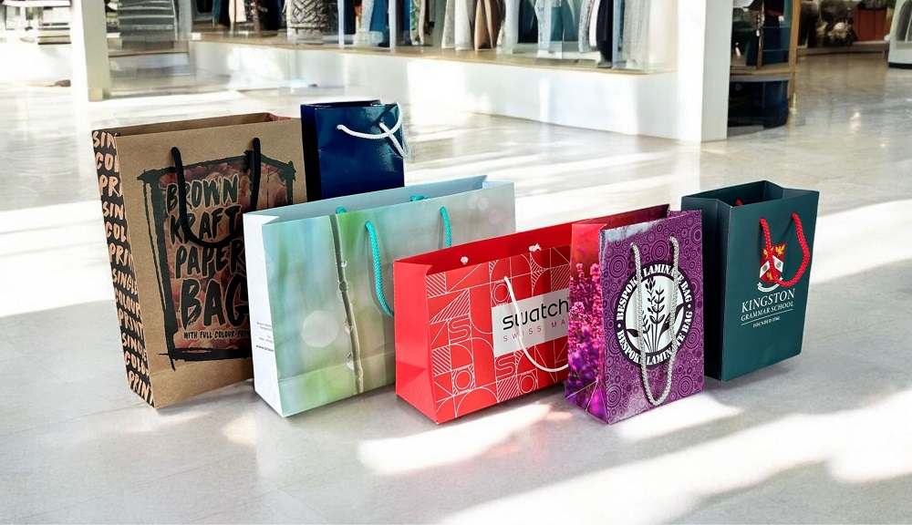 Bespoke Full Colour Printed Express Delivery Luxury Gift Bags